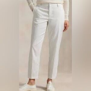 POLO Ralph Lauren SILK/COTTON  Creme Trousers- size 2 - NEW!